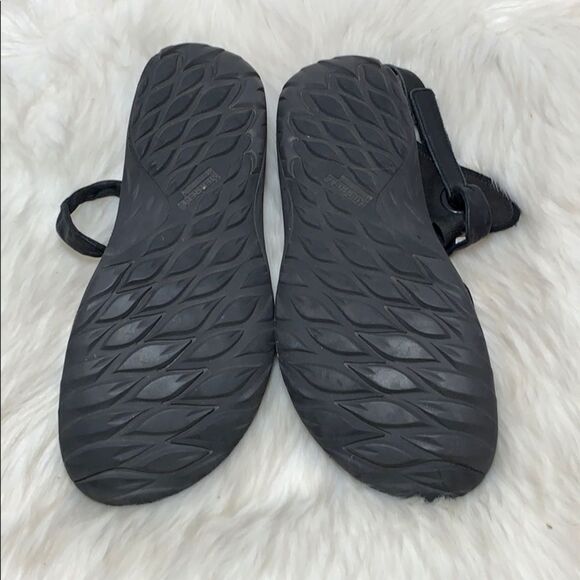 Merrell Strappy Black Leather Thong  Sandals Sz 11 - Picture 6 of 6